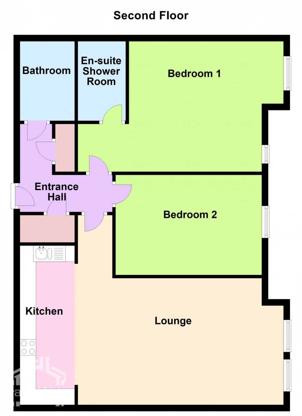 Floorplan for Woodlands View, Ansdell, Lancashire