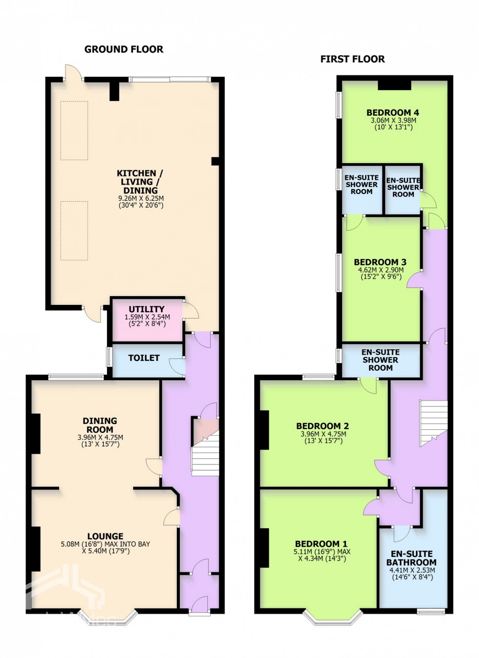 Floorplan for East Beach, Lytham