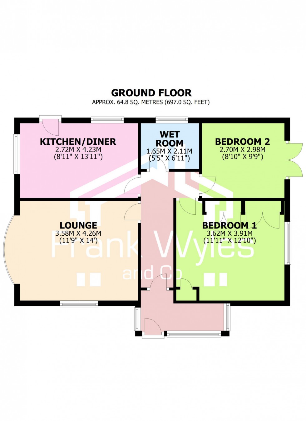 Floorplan for Forest Drive, Lytham