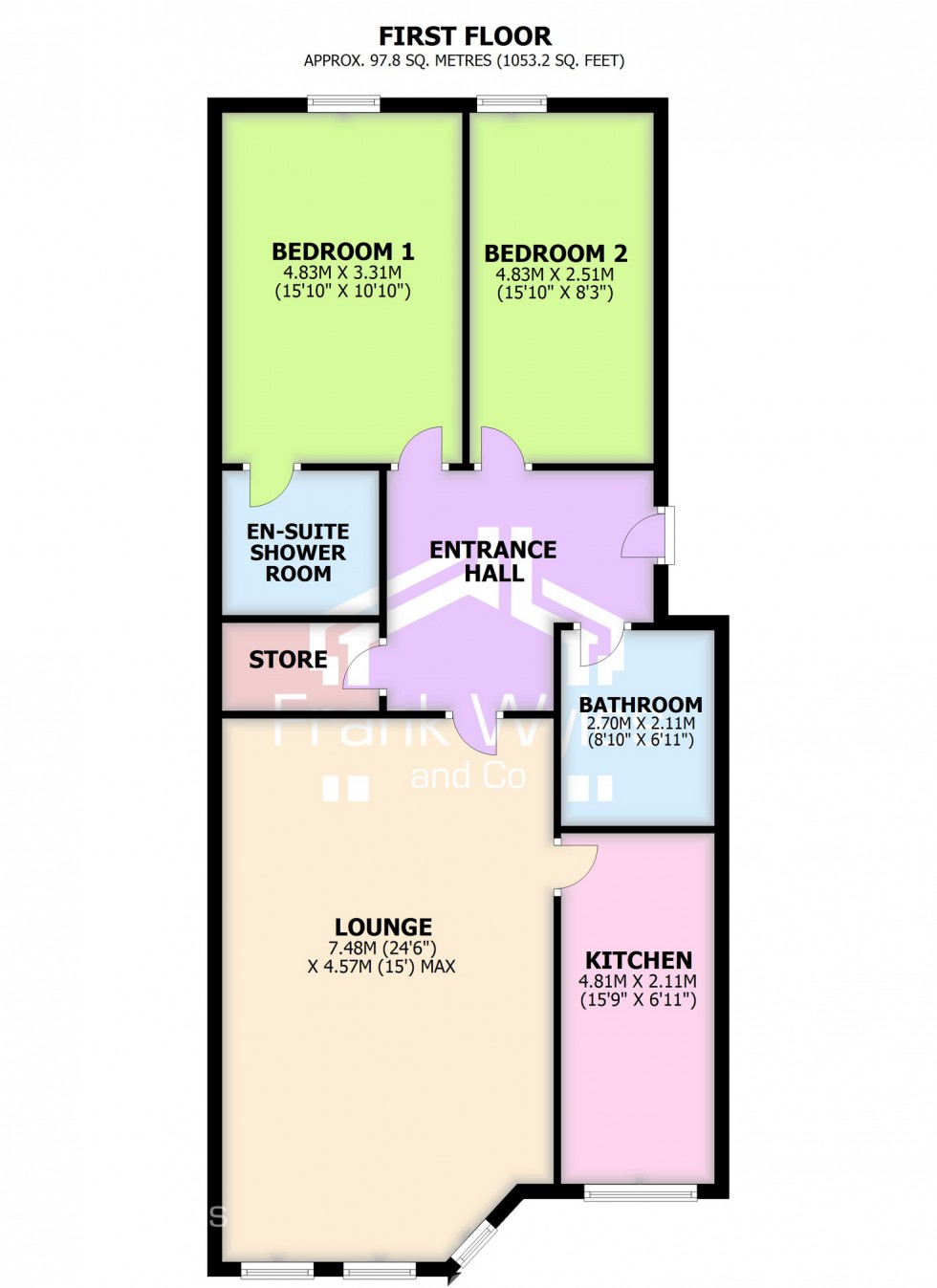 Floorplan for The Heritage, Central Beach, Lytham