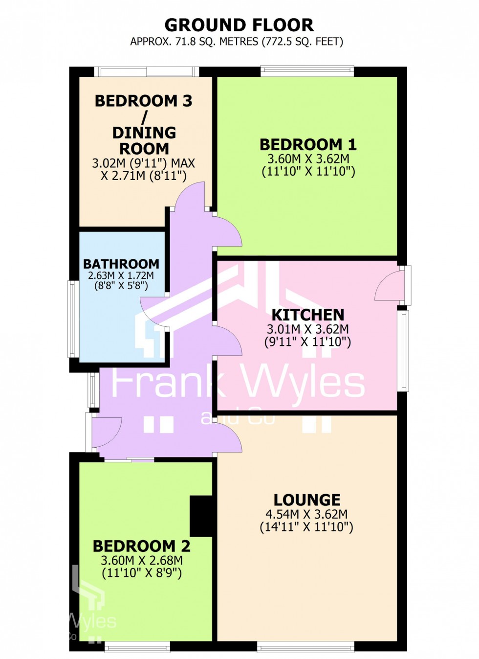 Floorplan for Broadlands Place, Lytham
