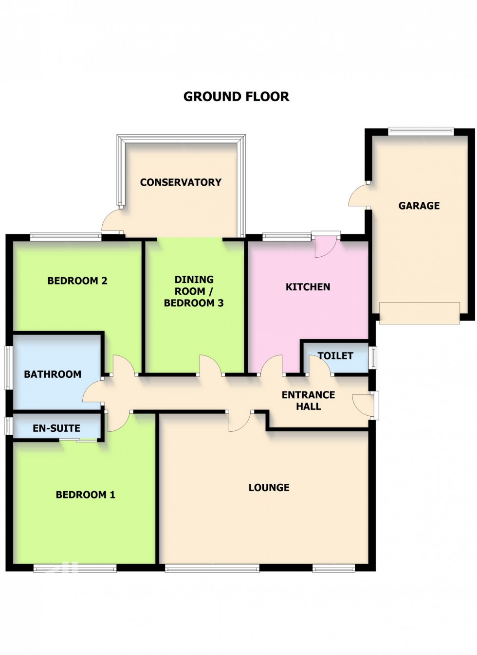 Floorplan for Elmswood Close, Ansdell, Lytham St Annes