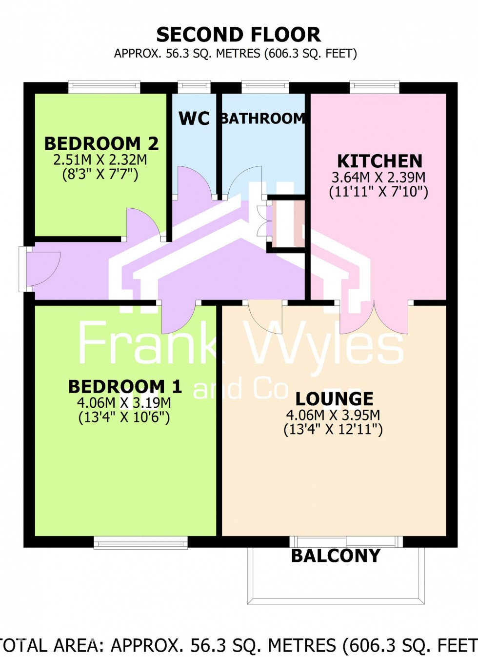 Floorplan for Belvedere Court, Kingsway, Ansdell