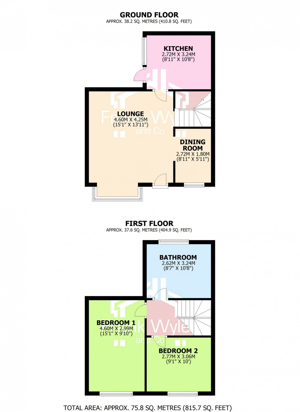 Floorplan for Denmark Road, Ansdell, Lytham St Annes