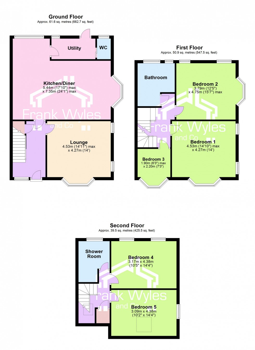 Floorplan for Albany Road, Lytham St. Annes, Lancashire