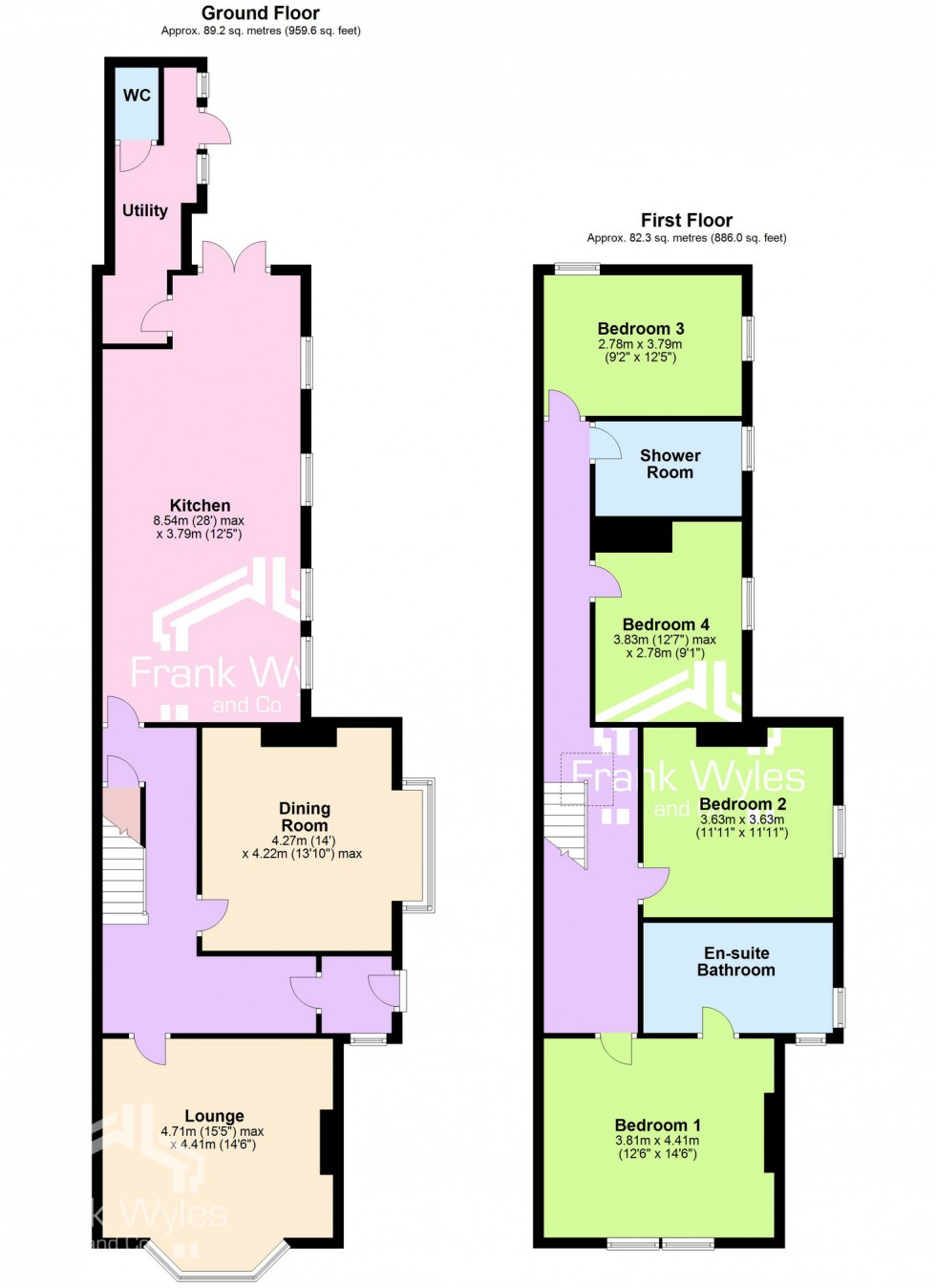 Floorplan for Park View Road, Lytham, Lancashire