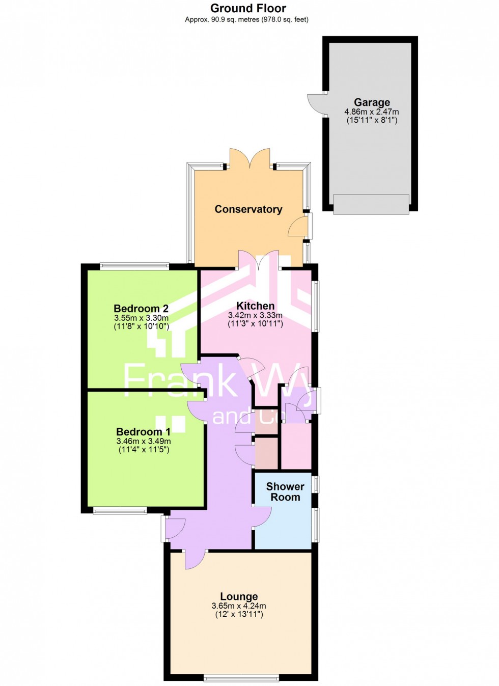 Floorplan for Smithy Lane, Lytham St Annes, Lancashire