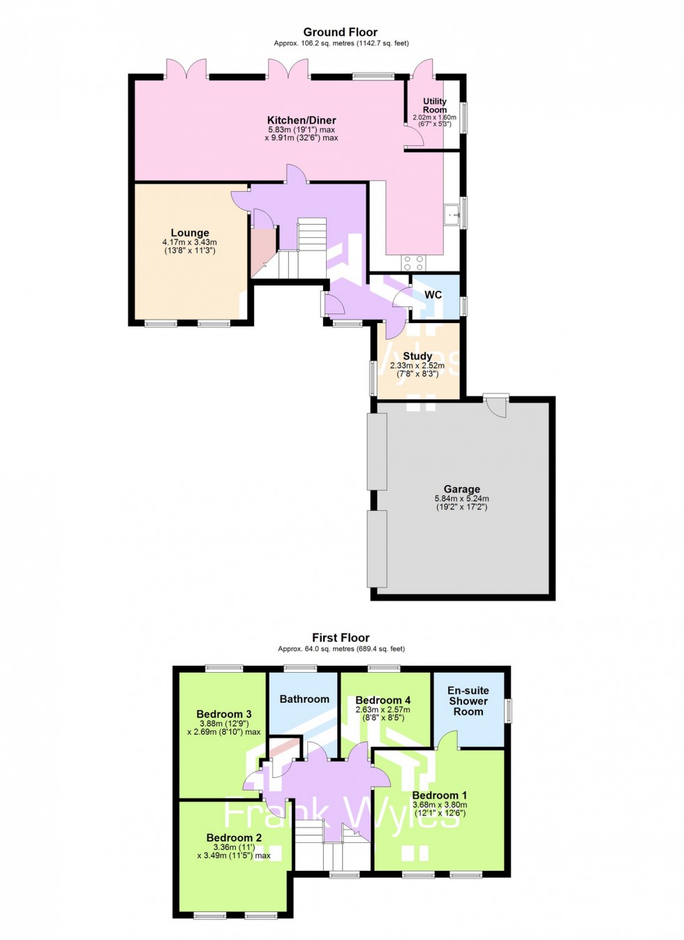 Floorplan for Tanners Way, Lytham St. Annes, Lancashire