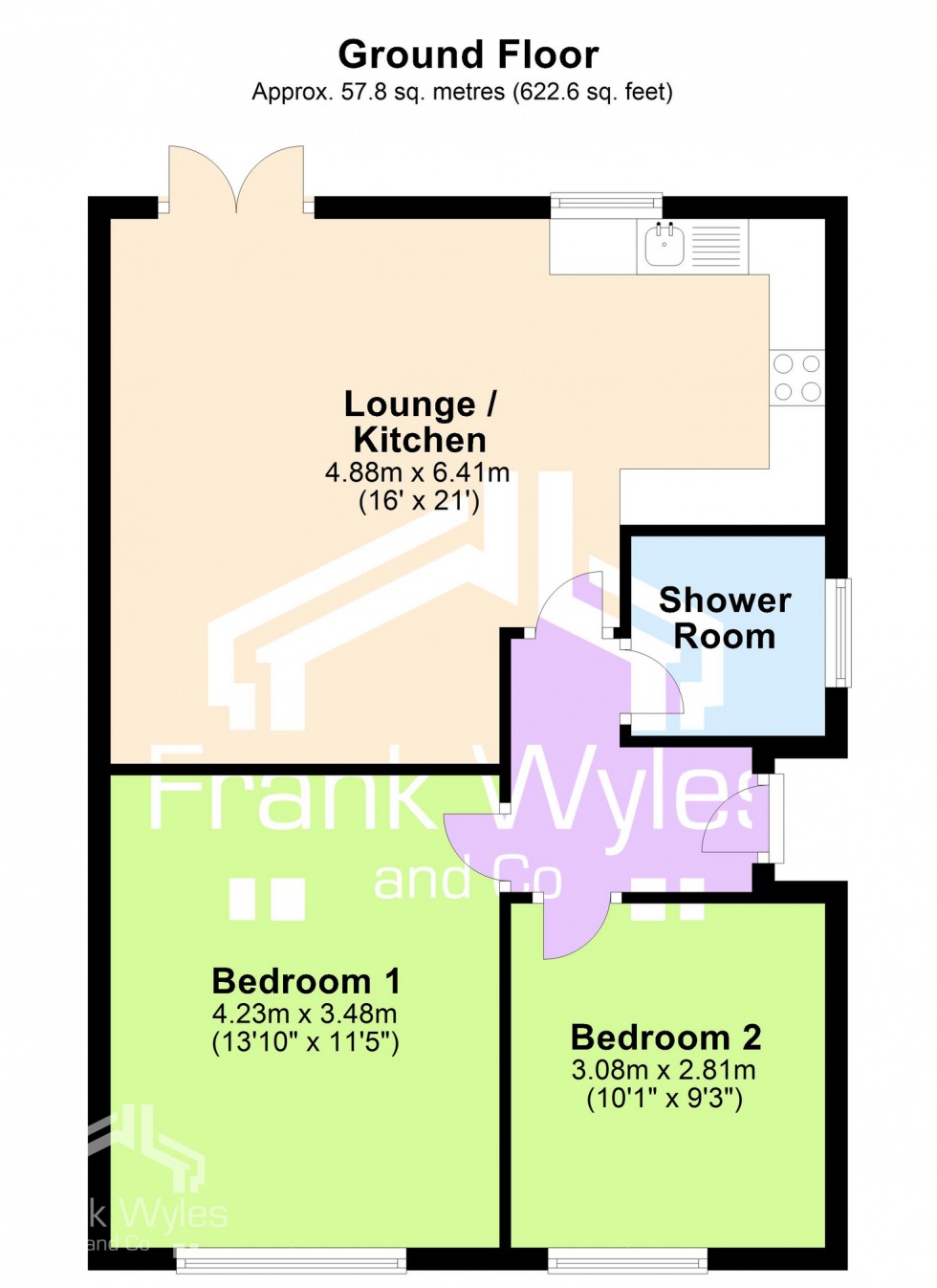 Floorplan for Greenwood Close, Lytham