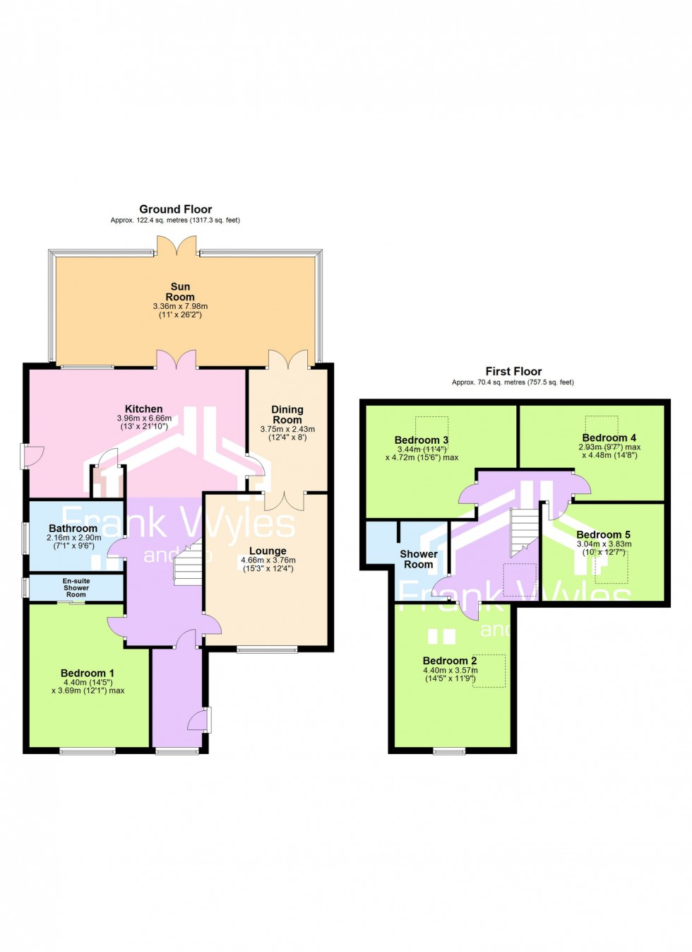 Floorplan for Heyhouses Lane, Lytham St Annes, Lancashire