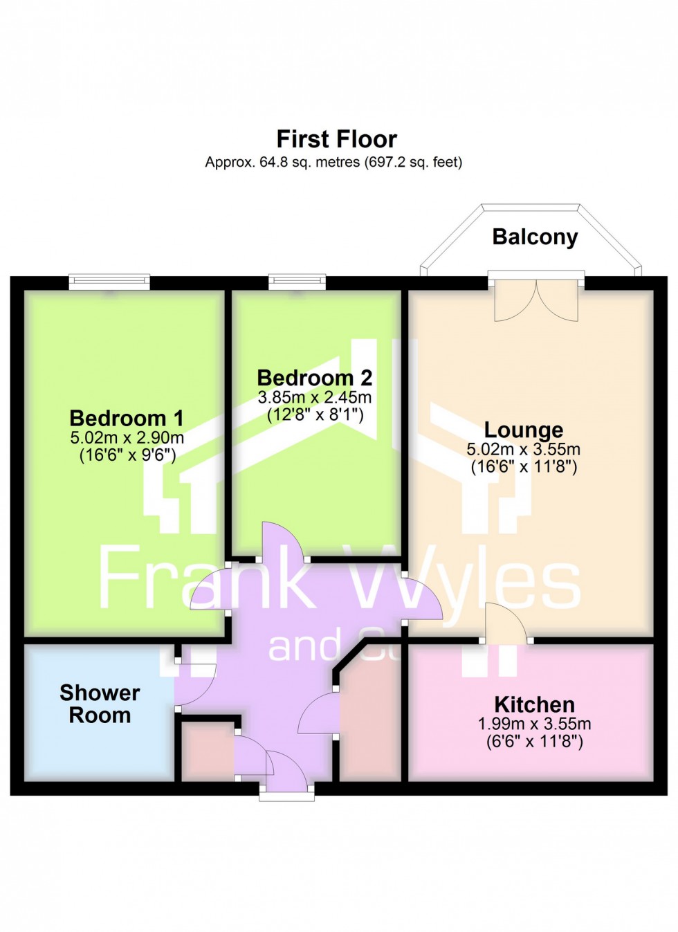 Floorplan for Hardaker Court, 319-323 Clifton Drive South, Lytham St Annes, FY8 1HJ