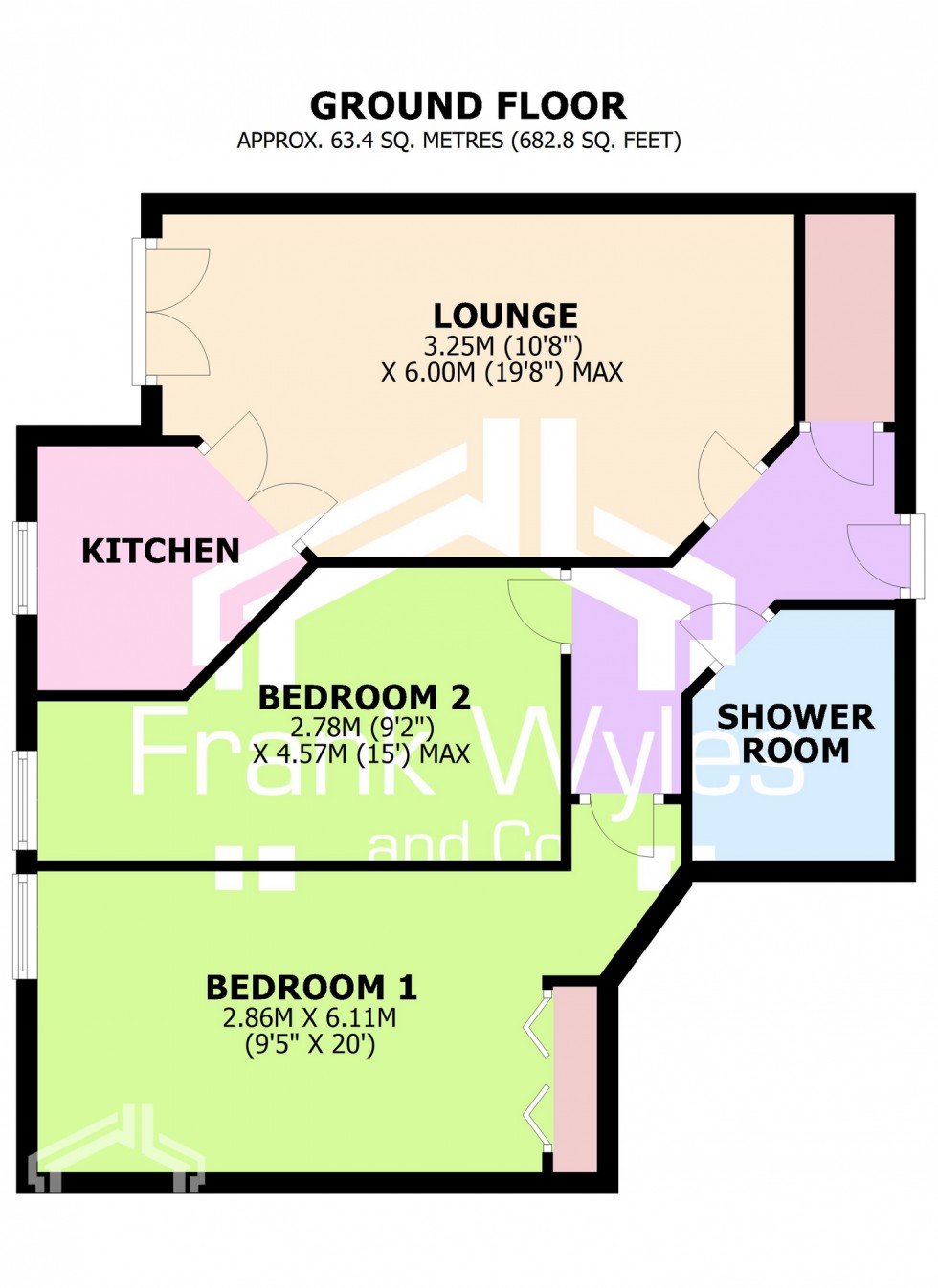 Floorplan for Lystra Court, 103-107 South Promenade, FY8