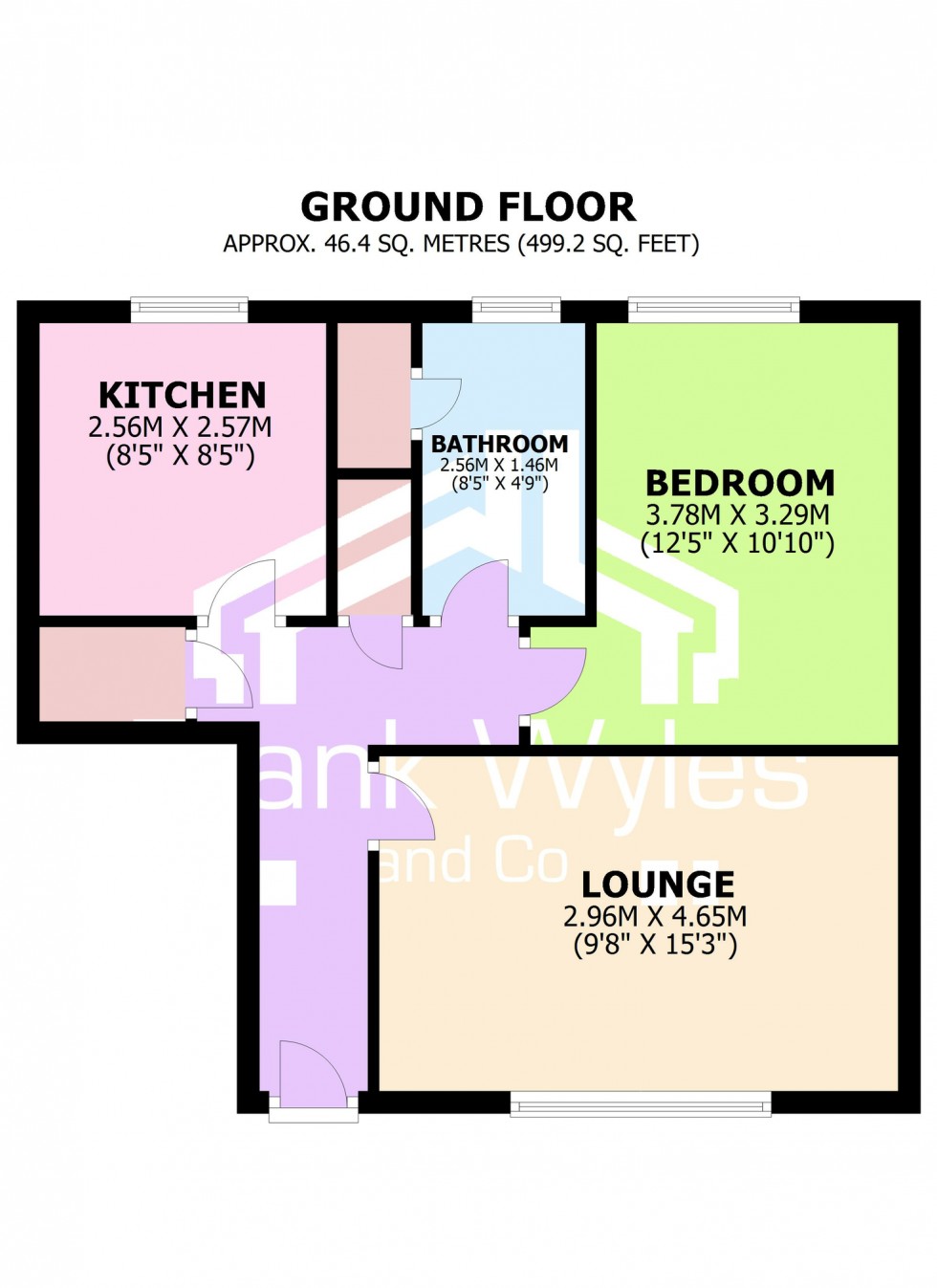 Floorplan for 25 Clover Avenue Lytham St Annes FY8 3BP