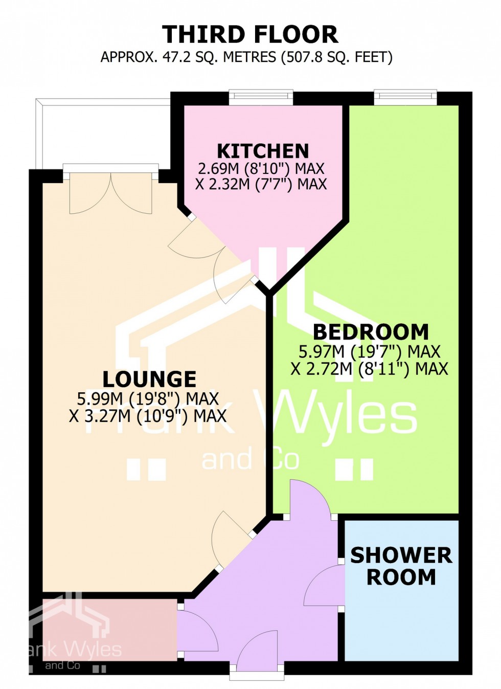 Floorplan for Lystra Court, 103-107 South Promenade, Lytham St Annes, FY8 1NP