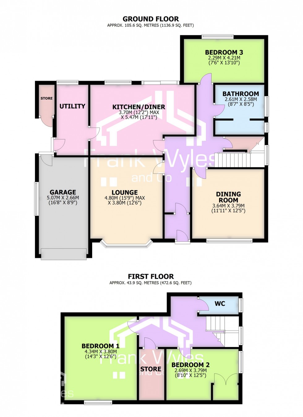 Floorplan for Winston Avenue, Lytham St Annes, FY8 3NS