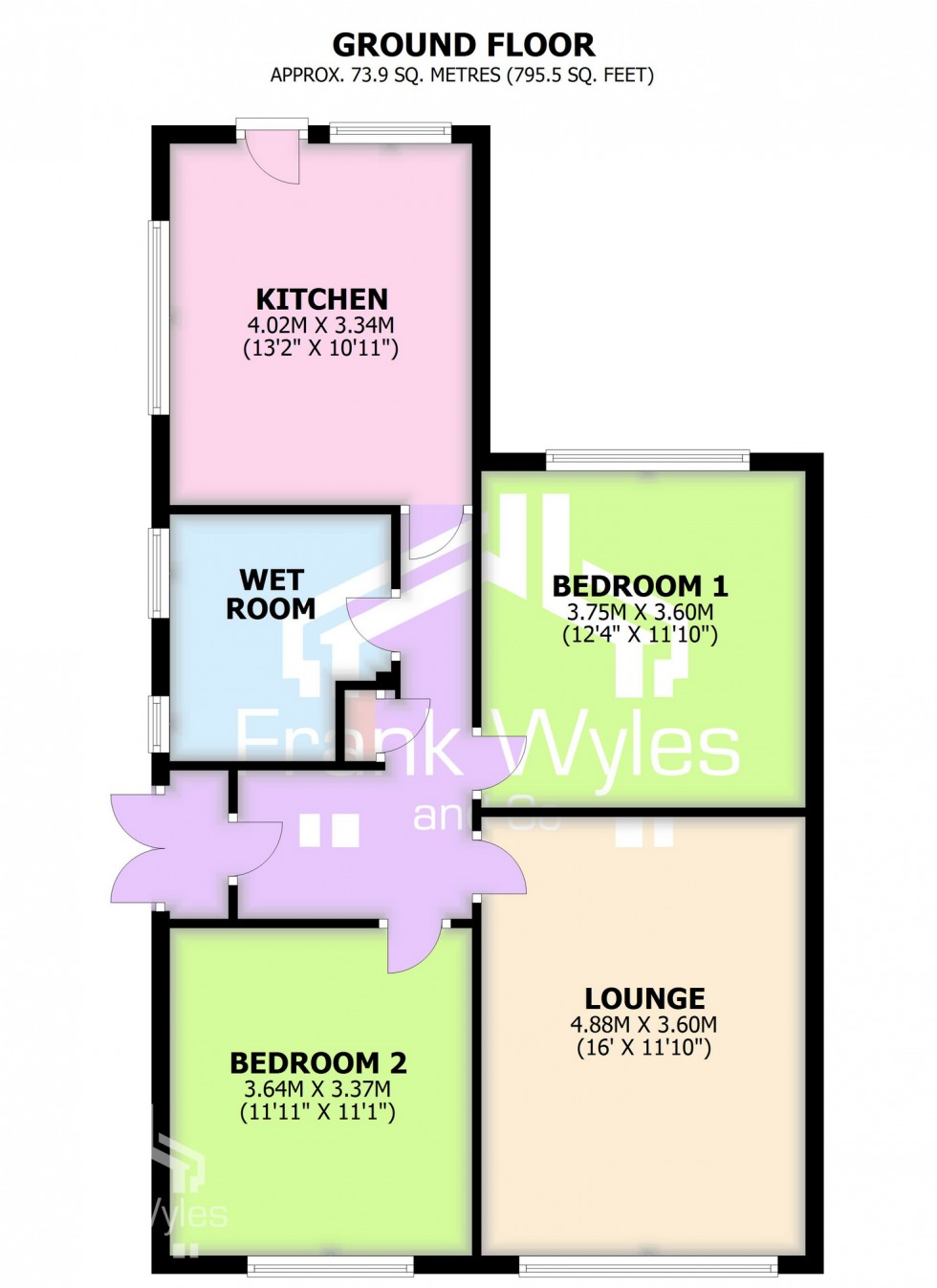 Floorplan for Kilgrimol Gardens, Lytham St. Annes