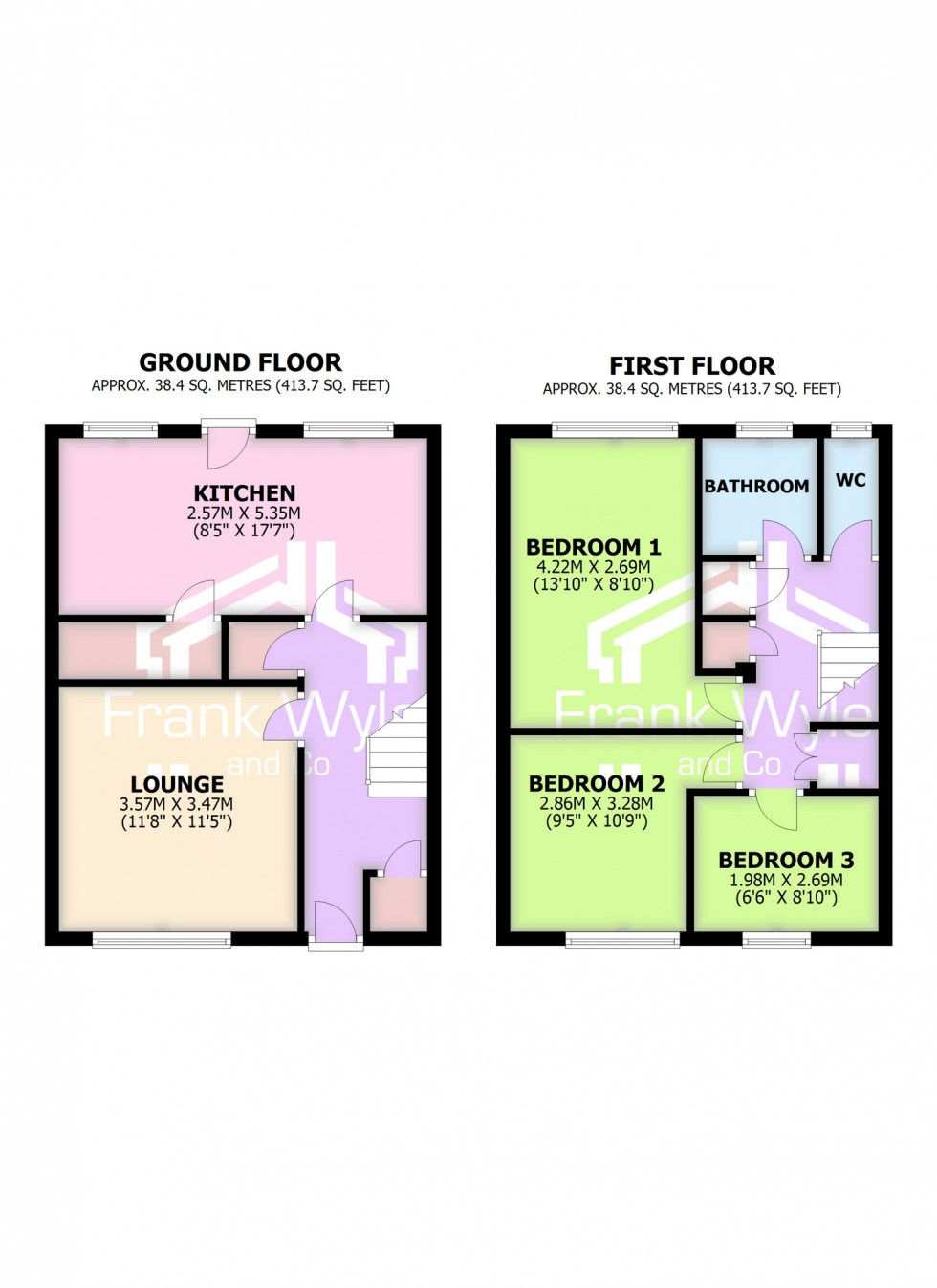 Floorplan for Walter Place, Lytham St. Annes