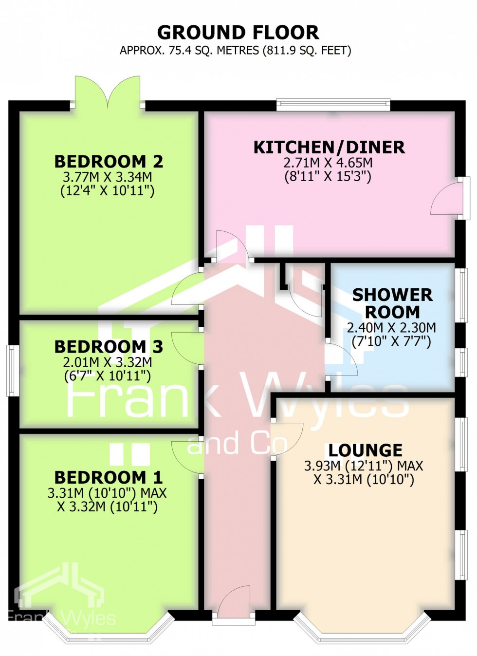 Floorplan for Leach Lane, Lytham St Annes, FY8 3AN