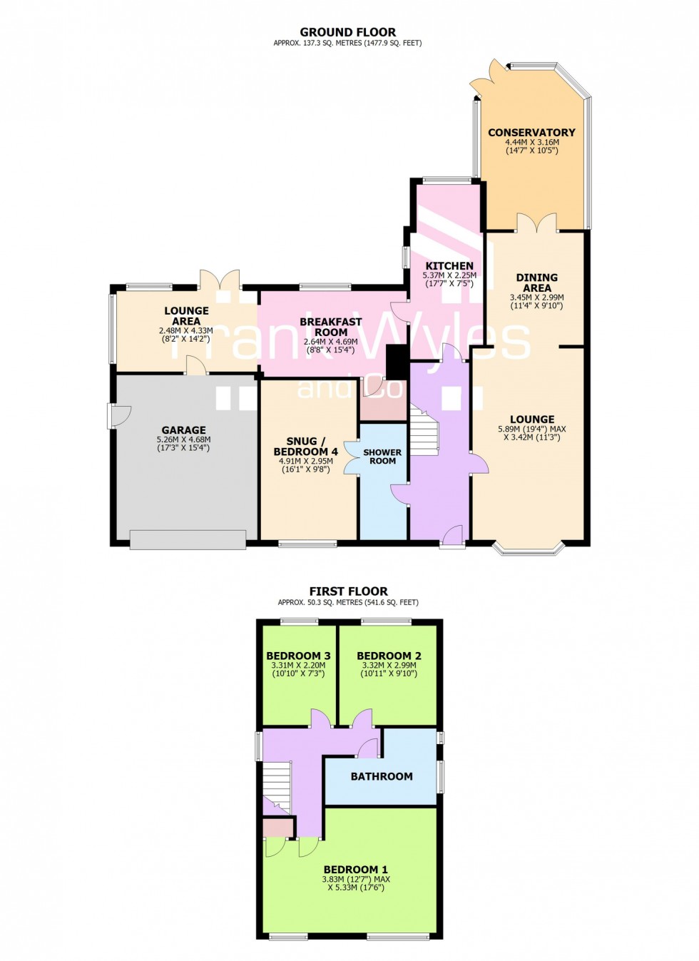 Floorplan for Ulverston Crescent, Lytham St Annes, FY8 3RZ