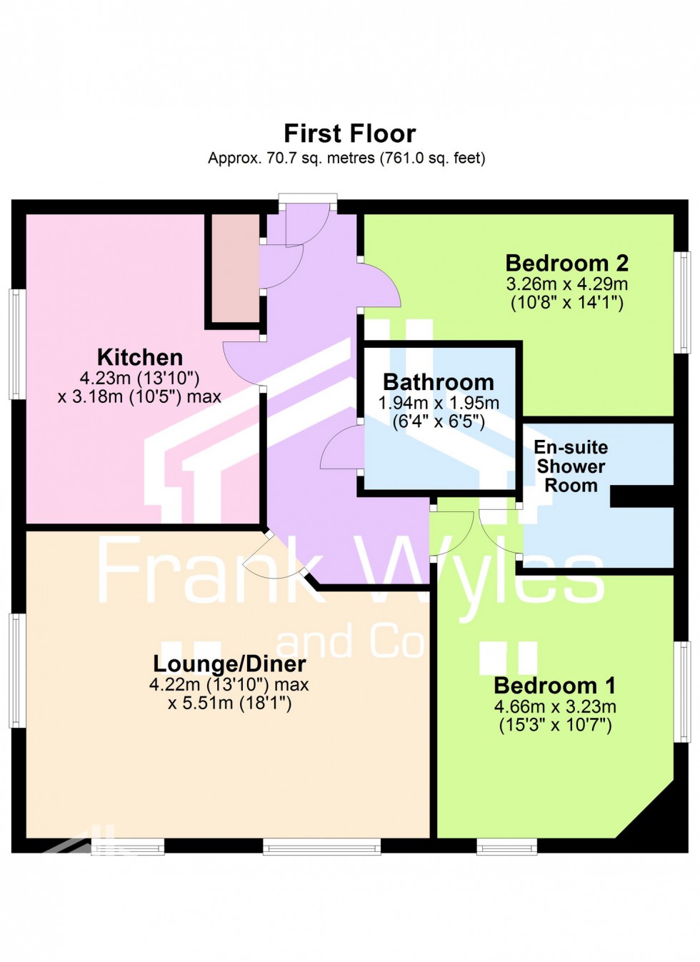 Floorplan for Queens Manor, Bailey Avenue, Lytham St Annes, FY8 1FE