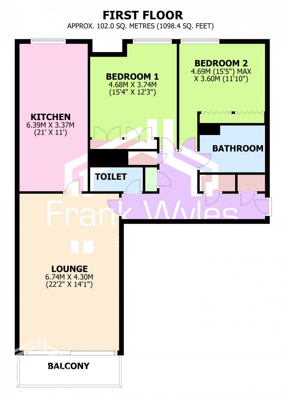 Floorplan for The Majestic, North Promenade, Lytham St Annes, FY8 2LZ