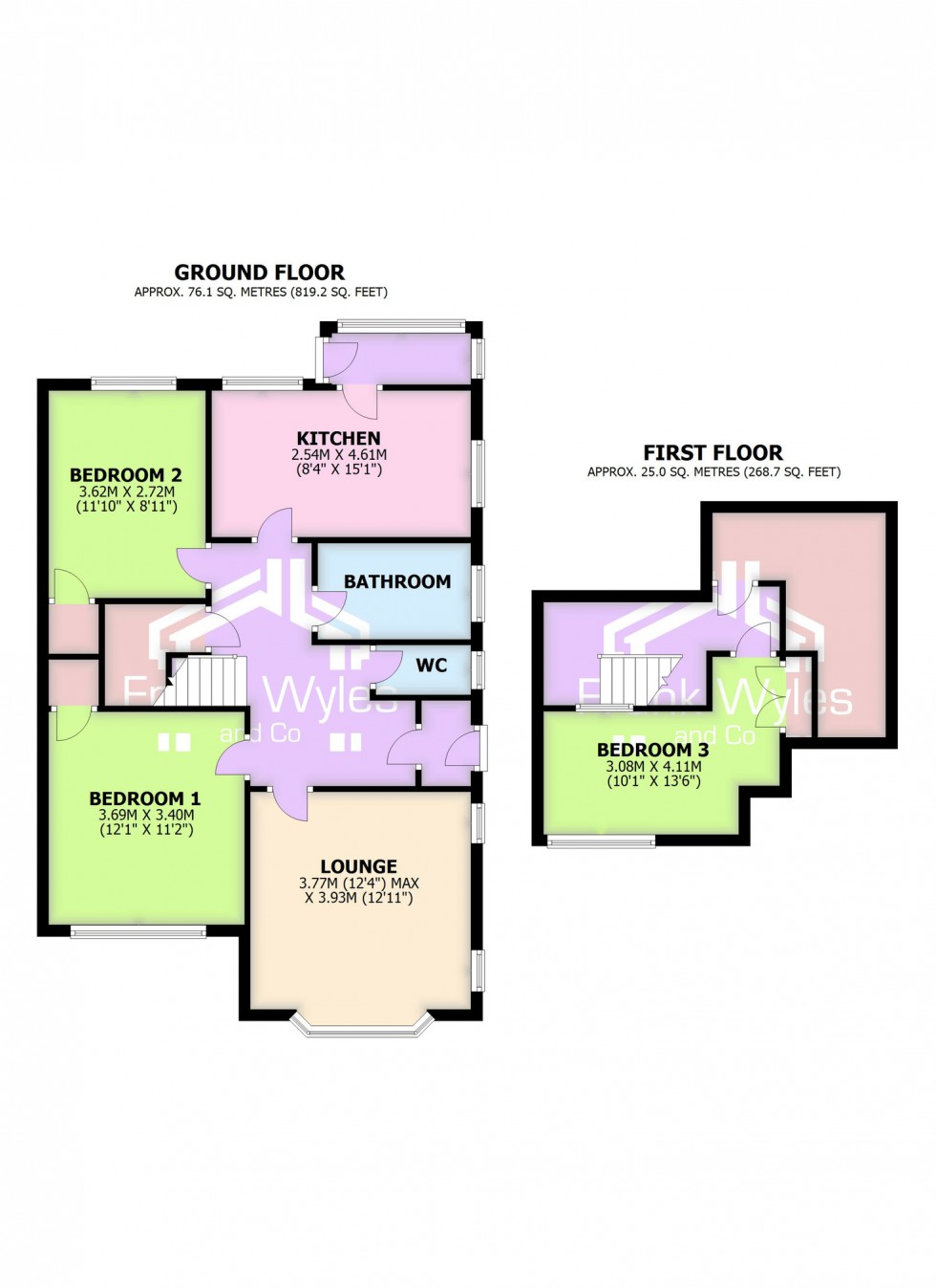 Floorplan for Evesham Road, Lytham St. Annes