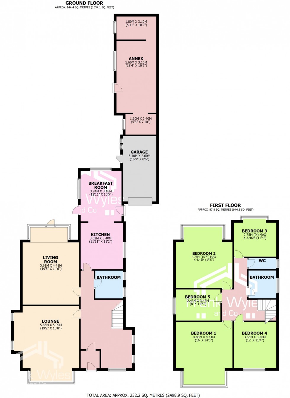 Floorplan for Orchard Road, Lytham St Annes, FY8 1PJ