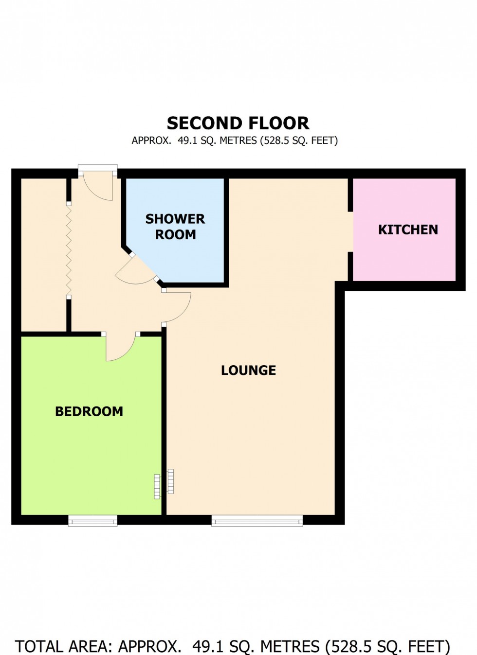 Floorplan for St Andrews Court, St Andrews Road North, Lytham St Annes, FY8 2AL