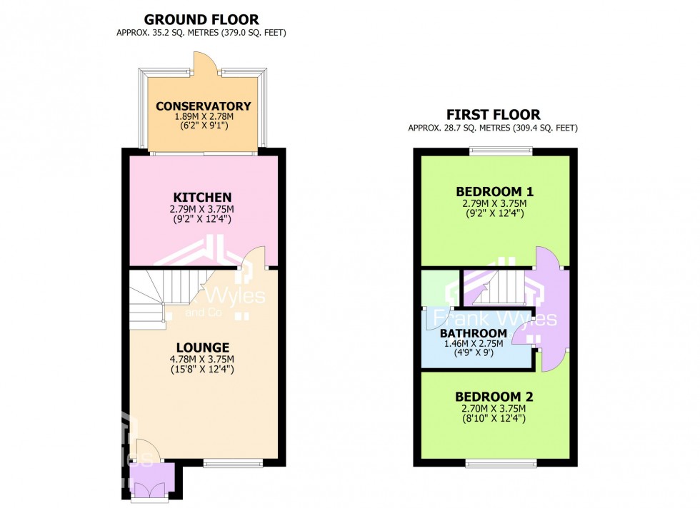 Floorplan for Raleigh Close, Lytham St. Annes, Lancashire