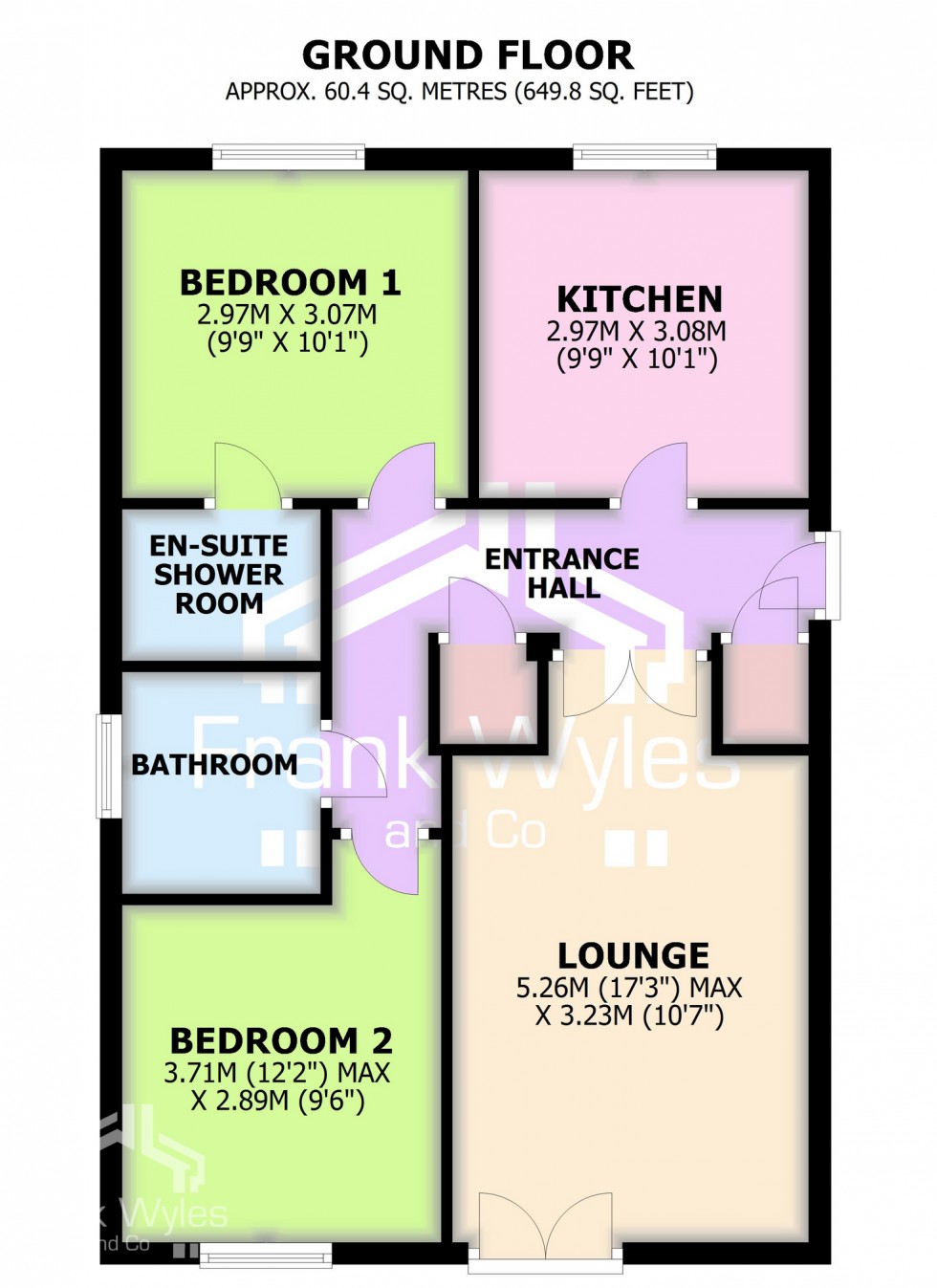 Floorplan for Bailey Avenue, Lytham St. Annes, Lancashire