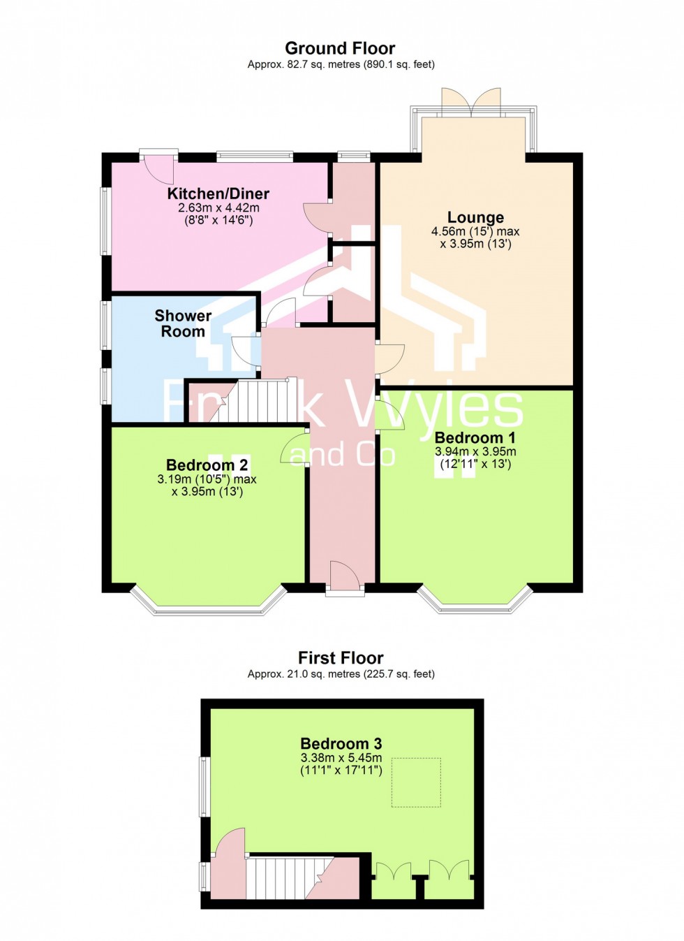 Floorplan for St Leonards Road East, Lytham St. Annes, Lancashire