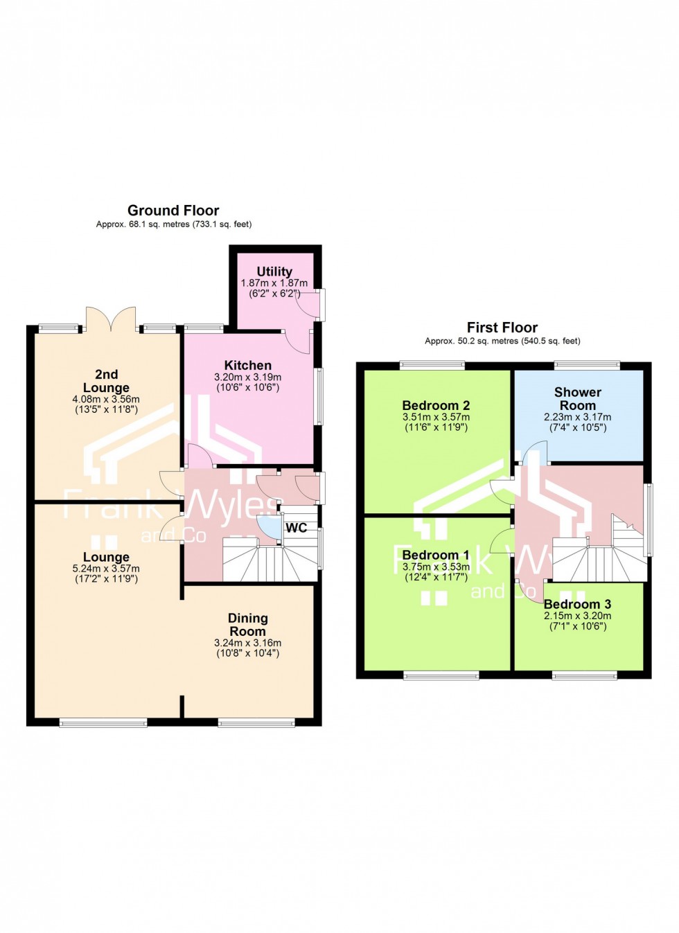 Floorplan for Harrogate Road, Lytham St Annes, Lancashire