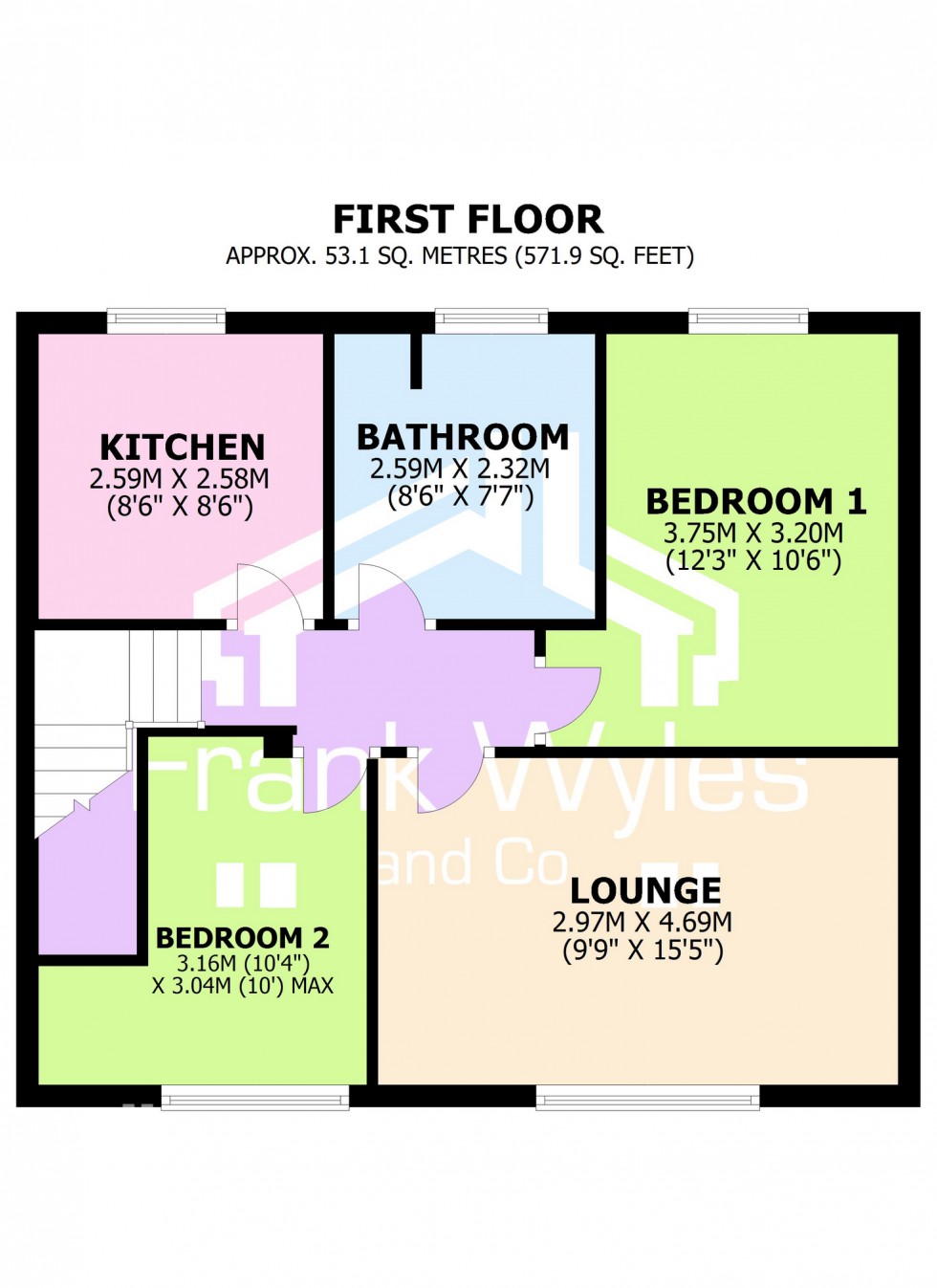 Floorplan for Kilnhouse Lane, Lytham St. Annes, Lancashire